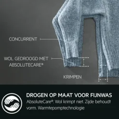 8000 AbsoluteCare® - Warmtepomp Droger 9 kg