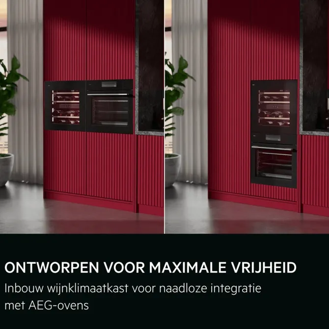 AEG AWCD280B6B Wijnklimaatkast inbouw