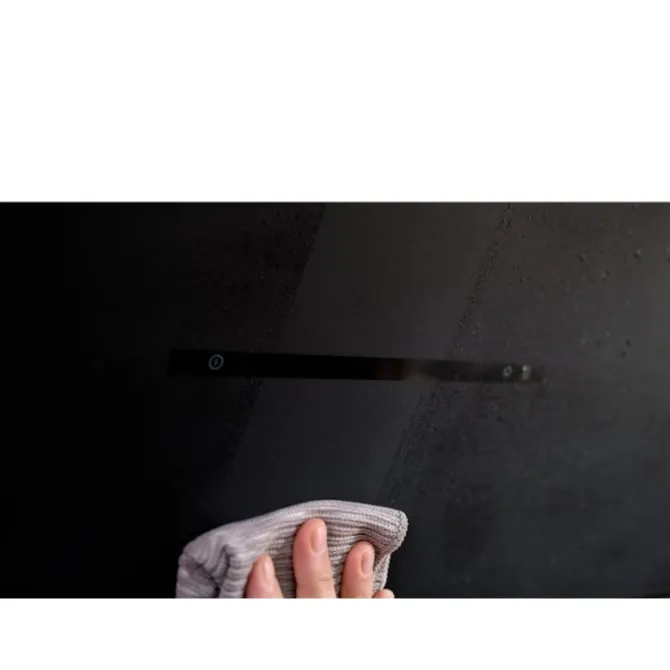 8000 AuroraTech - Schouwafzuigkap met Hob2Hood 90 cm Matzwart met textuur