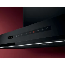 8000 AuroraTech - Schouwafzuigkap met Hob2Hood 90 cm Mat zwart