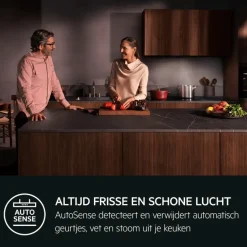 9000 AutoSense - Schouwafzuigkap met Hob2Hood 90 cm Mat zwart