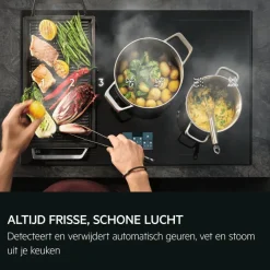 9000 AutoSense - Schouwafzuigkap met Hob2Hood 90 cm Mat zwart