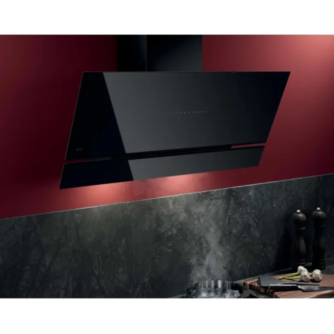 9000 AutoSense - Schouwafzuigkap met Hob2Hood 90 cm Zwart
