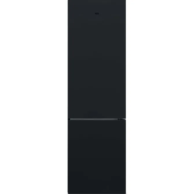 8000 Cooling 360° - Koel/vrieskast vrijstaand 201 cm zwart mat glas
