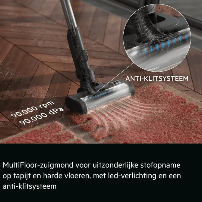 5000 Cordless cleaner Steelstofzuiger tot 60 min gebruiksduur