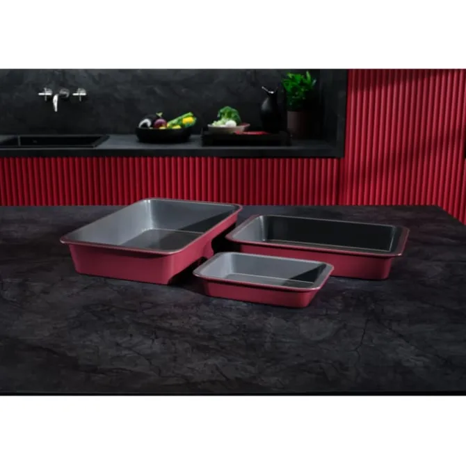 Easy2Clean Rectangular 3-Pan Set - AEG