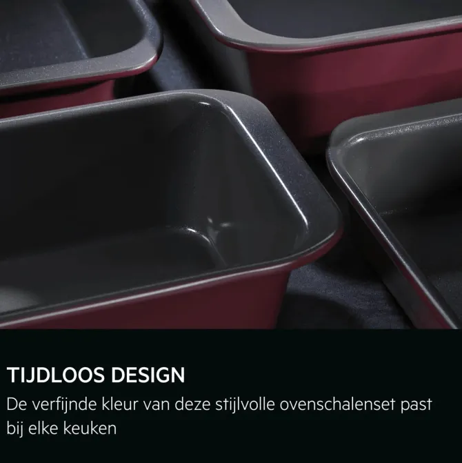 Easy2Clean Rectangular 3-Pan Set - AEG