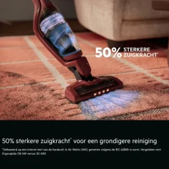 Ergorapido Plus Steelstofzuiger tot 60 min gebruiksduur