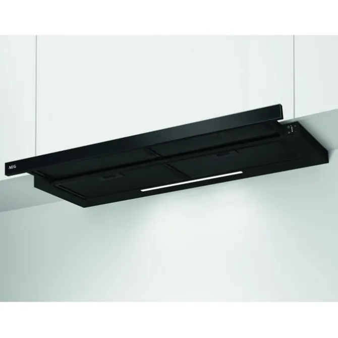 5000 Extractor Vlakscherm afzuigkap 90 cm Zwart