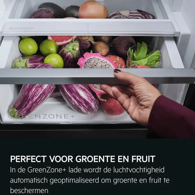 7000 GreenZone+ - Koel/vrieskast vrijstaand 202 cm vingervlekvrije rvs