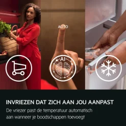Inbouw vriezer NoFrost 178 cm