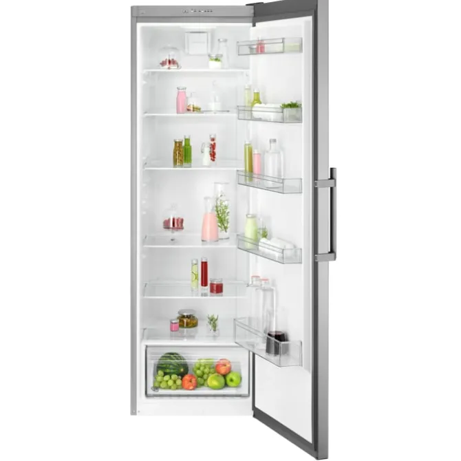 Koelkast vrijstaand 186 cm vingervlekvrije inox