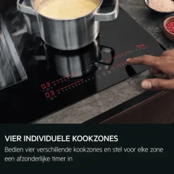 Kookplaat met afzuiging 80 cm