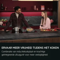 Kookplaat met afzuiging 80 cm