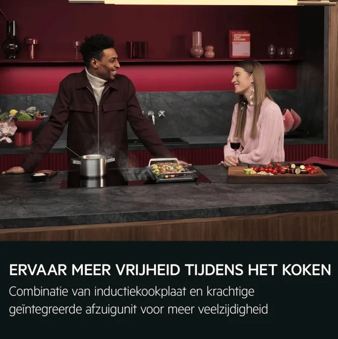 Kookplaat met afzuiging 80 cm