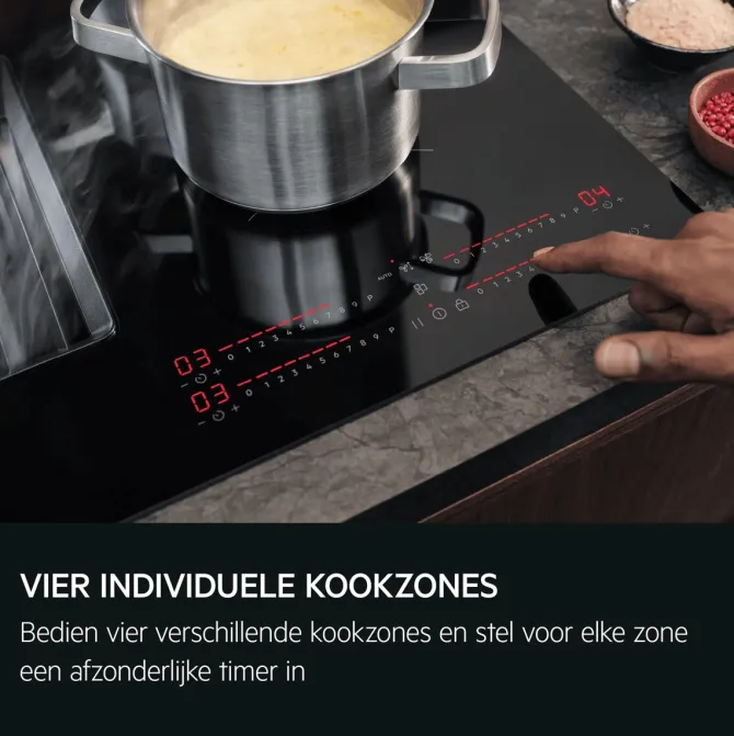 Kookplaat met afzuiging 80 cm