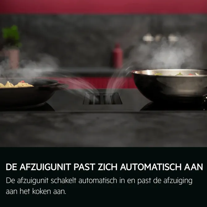 Kookplaat met afzuiging - 6000 ComboHob met brugfunctie 60 cm