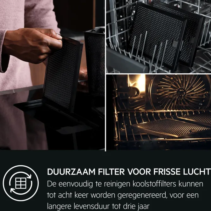 Kookplaat met afzuiging - 6000 ComboHob met brugfunctie 70 cm