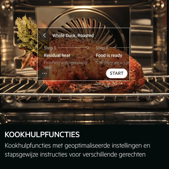 8000 MealAssist met SteamPro Combi hetelucht- en stoomoven