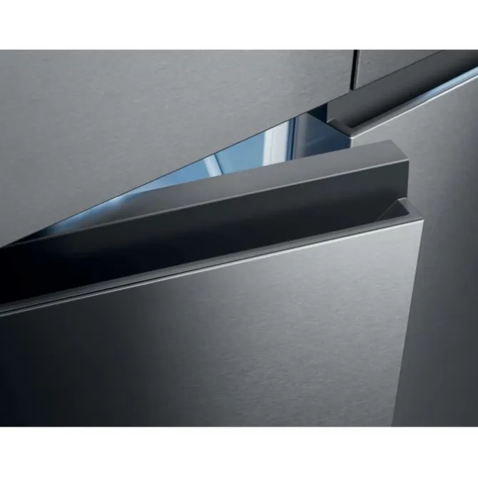 9000 MultiSwitch Koel/vrieskast Vrijstaand 190 cm Grey+Stainless Steel Look