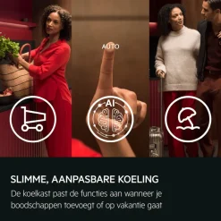7000 NoFrost AI CoolAssist® Koel/vrieskast Inbouw 178 cm