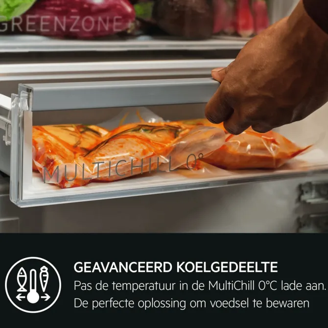 9000 NoFrost ZeroDegree Koel/vrieskast inbouw 178 cm