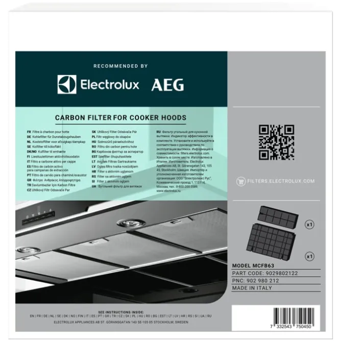 OdourClean Standard koolstoffilter
