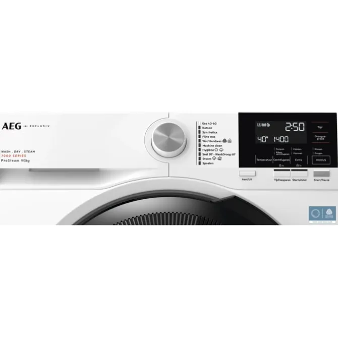 7000 ProSteam® - Condensatie Was-droogcombinatie 9 kg