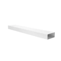 Rechthoekige afvoerbuis (220x90 mm), 1 m
