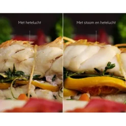 6000 SenseCook met SteamCrisp - Heteluchtoven met stoomondersteuning met pyrolysereiniging