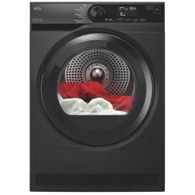 7000 SensiDry® - Warmtepomp Droger 9 kg Dark Silver