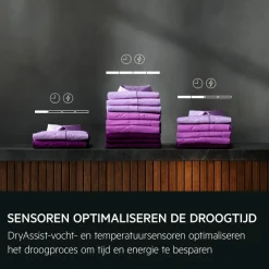 7000 SensiDry® Warmtepomp Droger 8 kg Onyx