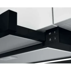 5000 serie - Vlakscherm afzuigkap 90 cm Zwart
