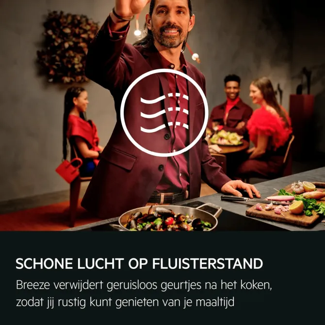 7000 SilenceTech - Schouwafzuigkap 90 cm Mat zwart