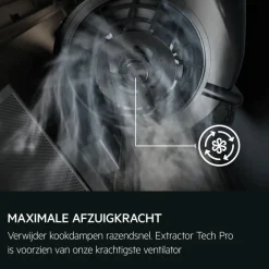 7000 SilenceTech - Schouwafzuigkap 90 cm Mat zwart
