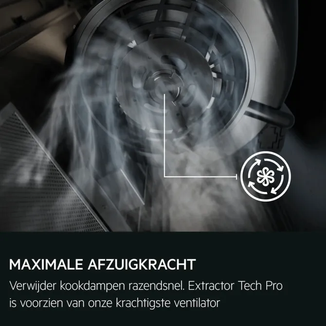 7000 SilenceTech - Schouwafzuigkap 90 cm Mat zwart