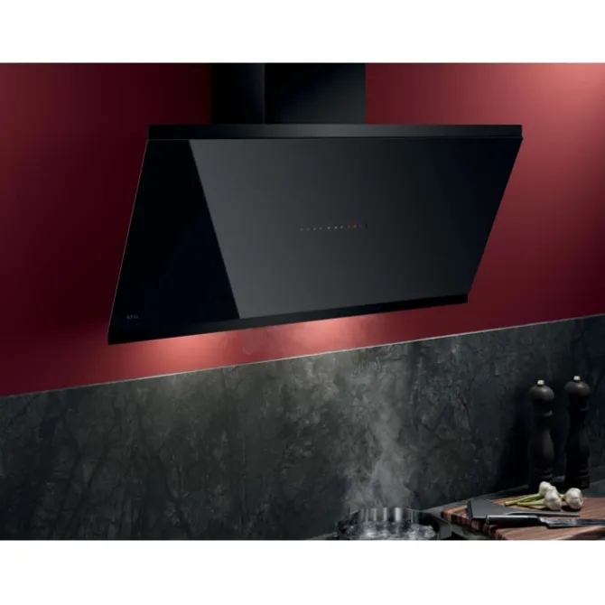 7000 SilenceTech - Schouwafzuigkap 90 cm Zwart