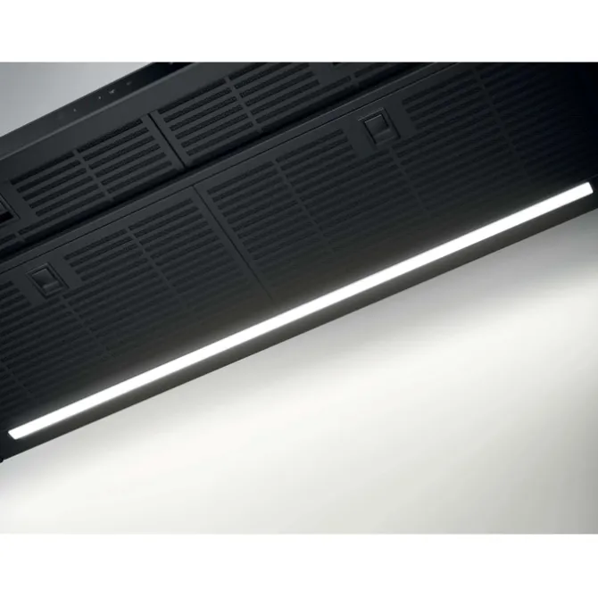 7000 SilenceTech - Vlakscherm afzuigkap 90 cm Zwart