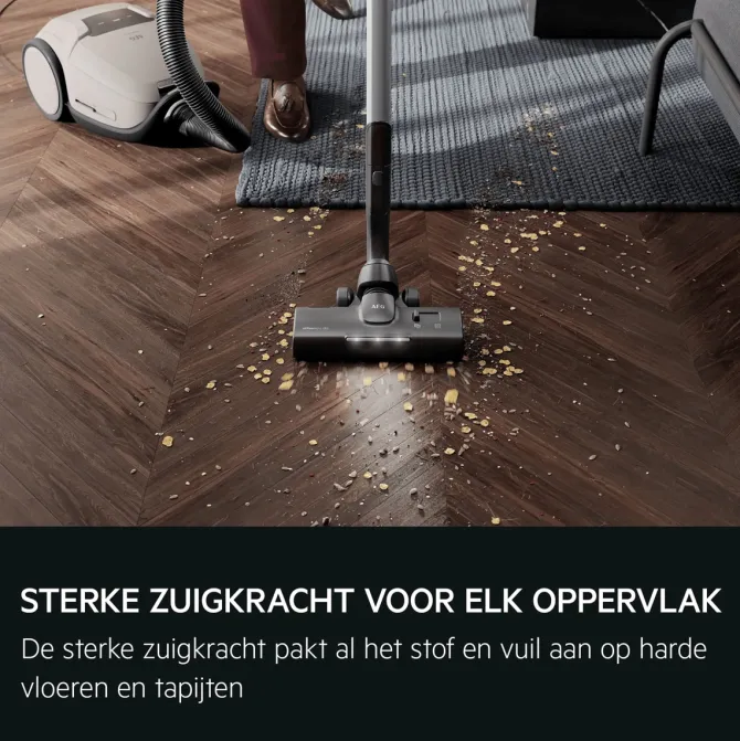 Sledestofzuiger met zak AEG 8000 Stofzuiger Met stofzak - 69 dB