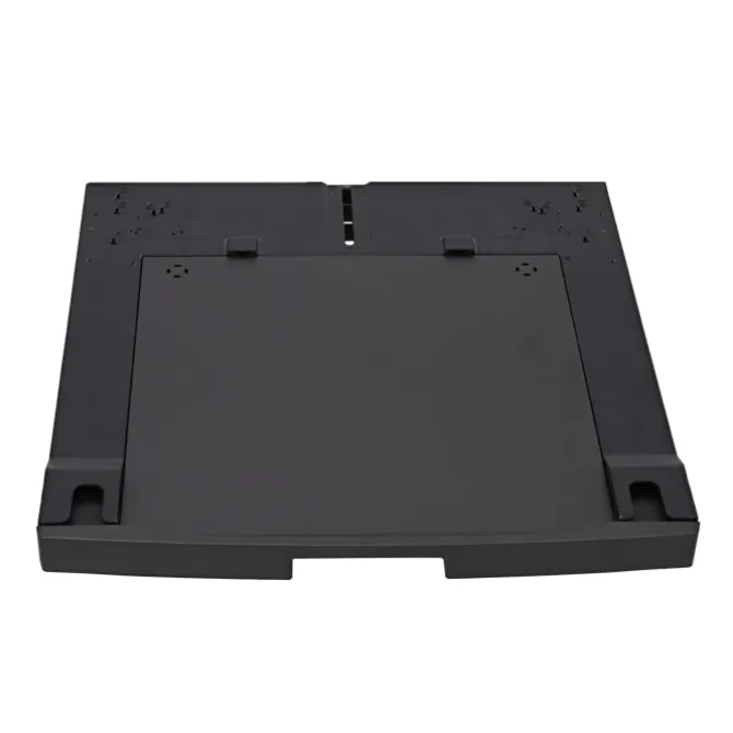 Stacking kit with pull out shelf dark grey