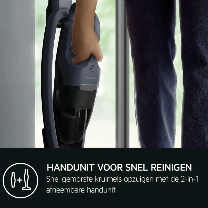 5000 Steelstofzuiger tot 45 min gebruiksduur