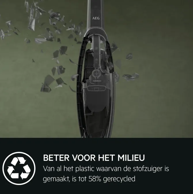 5000 Steelstofzuiger tot 45 min gebruiksduur