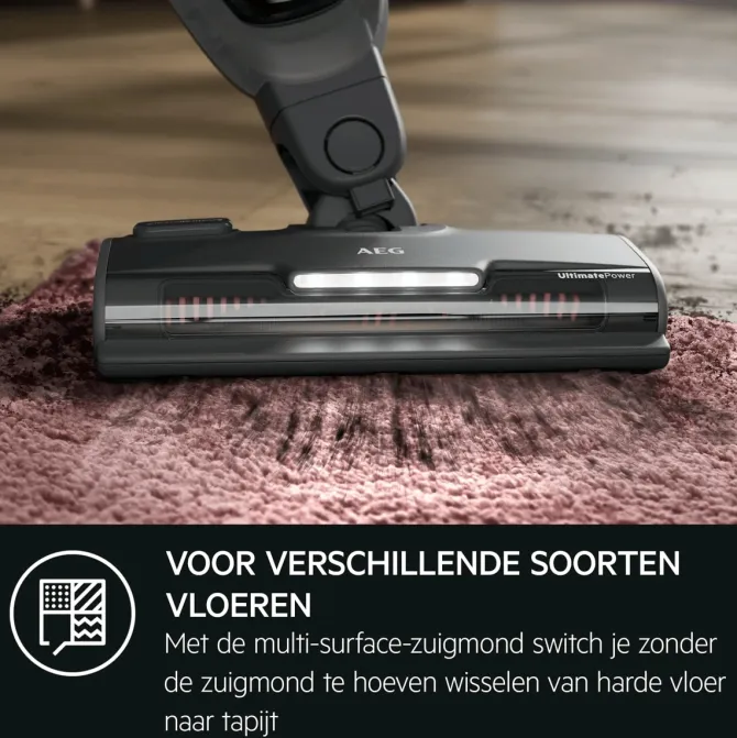 5000 Steelstofzuiger tot 45 min gebruiksduur