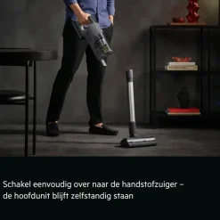 9000 Steelstofzuiger tot 90 min gebruiksduur