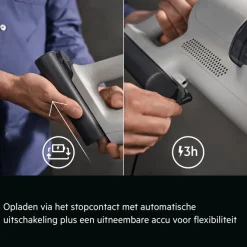 9000 Steelstofzuiger tot 90 min gebruiksduur
