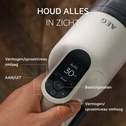 9000 Steelstofzuiger tot 90 min gebruiksduur