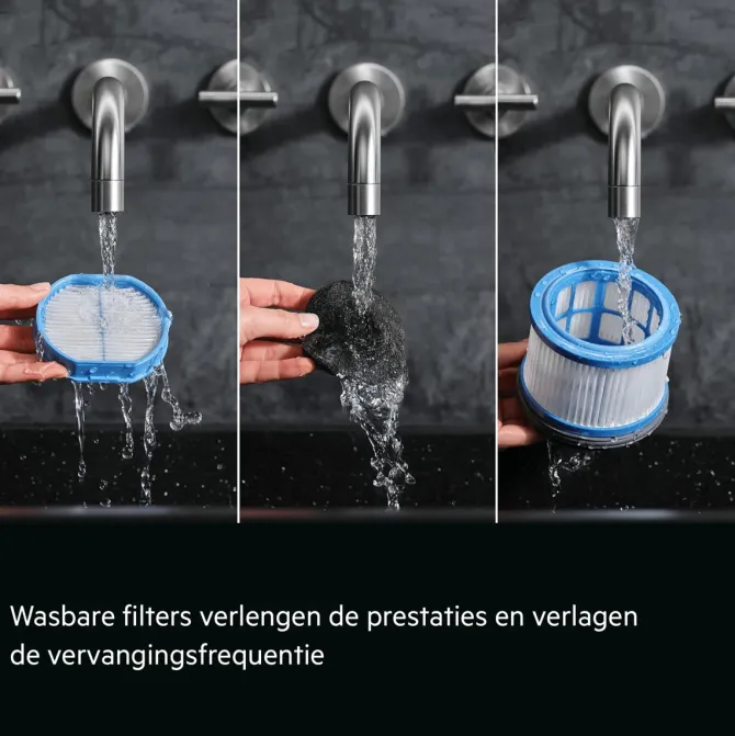 9000 Steelstofzuiger tot 90 min gebruiksduur
