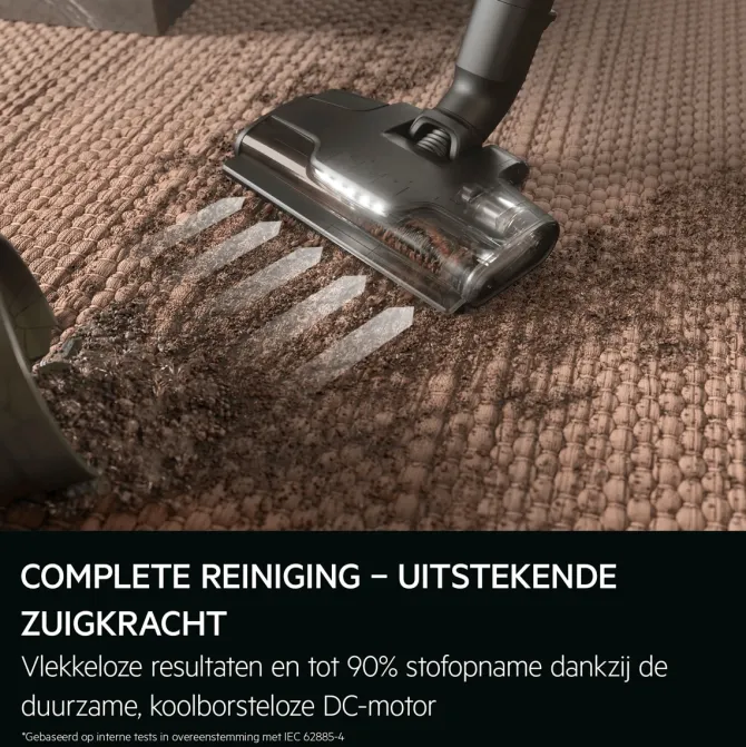 8000 Steelstofzuiger tot 90 min gebruiksduur
