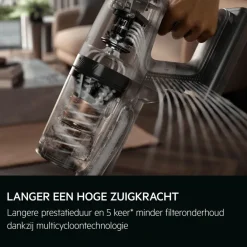 8000 Steelstofzuiger tot 90 min gebruiksduur
