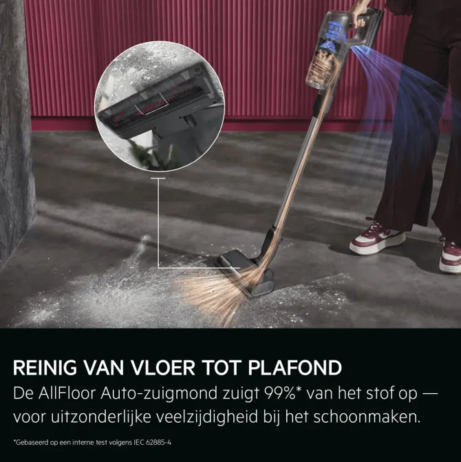 7000 Steelstofzuiger tot 50 min gebruiksduur